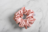 Pink Regular Silk Scrunchie